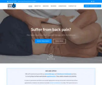 W6PHysiotherapy.co.uk(Physiotherapy West London) Screenshot