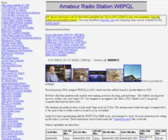 W6PQL.com(Amateur Radio Station W6PQL) Screenshot