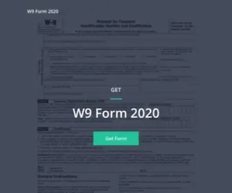 W9-Form-2020.com(Printable PDF File) Screenshot