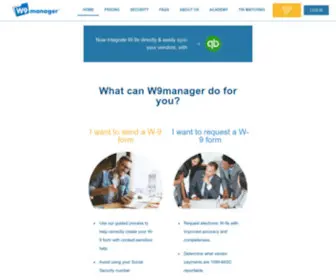 W9Manager.com(Automate your entire IRS W) Screenshot