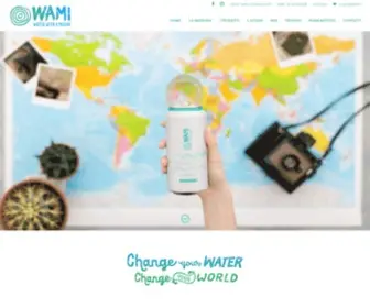 WA-MI.org(WAMI è un’acqua minerale che sgorga dalle Alpi con una missione) Screenshot