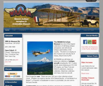 Waaamuseum.org(Western Antique Aeroplane & Automobile Museum) Screenshot