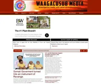 Waagacusub.net(Waagacusub Media) Screenshot