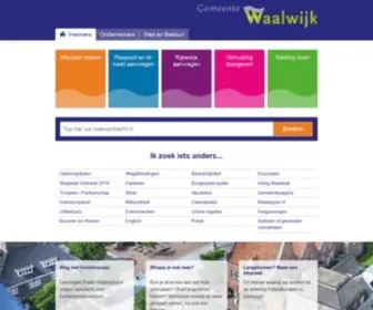 Waalwijk.nl(Gemeente Waalwijk) Screenshot