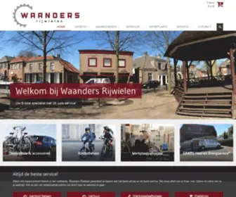 Waanders-RijWielen.nl(E-bike specialist met uitstekende service, vakmanschap en eerlijk advies Waanders Rijwielen) Screenshot