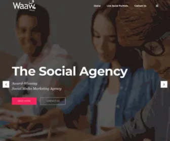 Waawmedia.com(Award-winning Creative Social Agency) Screenshot