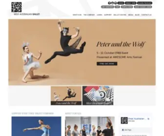 Waballet.com.au(West Australian Ballet) Screenshot