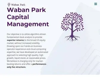 Wabanpark.com(Our objective) Screenshot