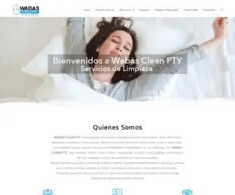 Wabasclean.com(Wabasclean Servicios de Limpieza) Screenshot