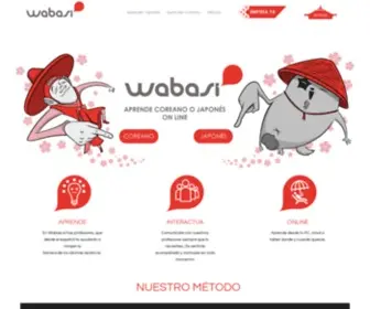 Wabasi.com(Aprende idiomas asiáticos online) Screenshot