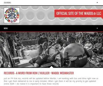 Wabdl.org(Official Site of the WABDL® LLC) Screenshot
