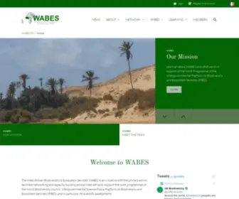 Wabes.org(WABES Supporting the West African Contribution to IPBES) Screenshot