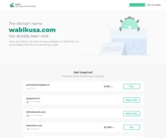 Wabikusa.com(Buy and Sell Domain Names) Screenshot