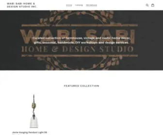 Wabisabihomedecor.com(Wabi Sabi Home & Design Studio Inc) Screenshot