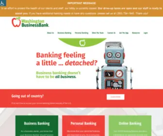 Wabizbank.com(Washington Business Bank) Screenshot