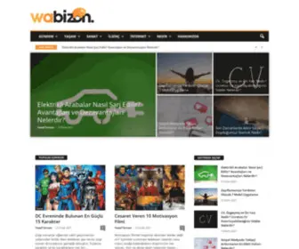 Wabizon.com(Anasayfa) Screenshot