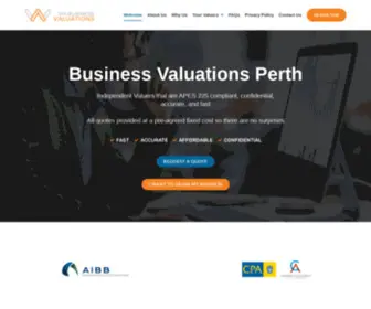 Wabusinessvaluations.com.au(WA Business Valuations) Screenshot