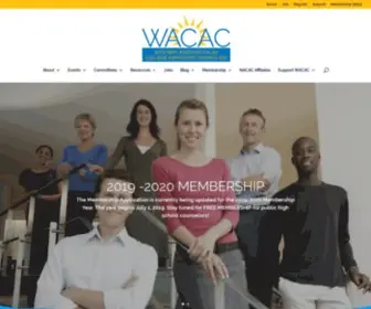 Wacac.org(Western Association for College Admission Counseling) Screenshot