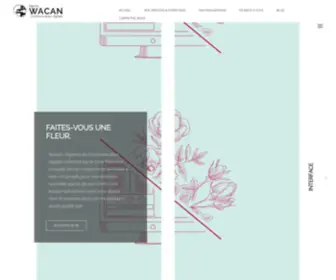 Wacan.com(L'Agence) Screenshot