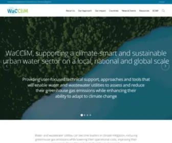 Wacclim.org(Driving a climate) Screenshot