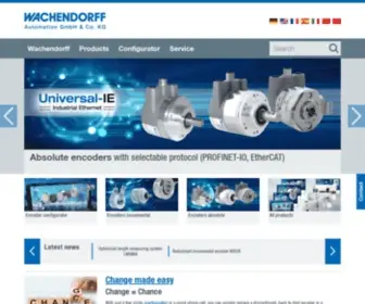 Wachendorff-Automation.com(Wachendorff Automation Encoders and Systems) Screenshot