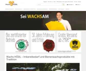 Wachs-Hoedl.com(Wachs HÖDL) Screenshot