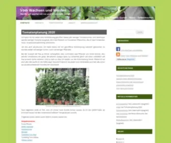 Wachsenundwerden.at(Der blog zu den themen garten) Screenshot