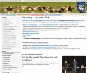 Wachtberg.de(Gemeinde Wachtberg) Screenshot