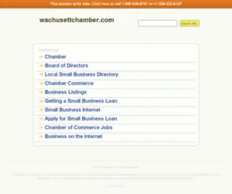 Wachusettchamber.com(Wachusettchamber) Screenshot