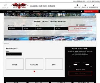 Wackerligm.com(GM New Cars) Screenshot