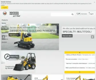 Wackerneuson.pl(Twój niezawodny partner na placu budowy) Screenshot