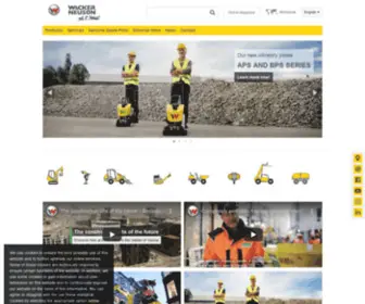Wackerneuson.se(Wackerneuson) Screenshot