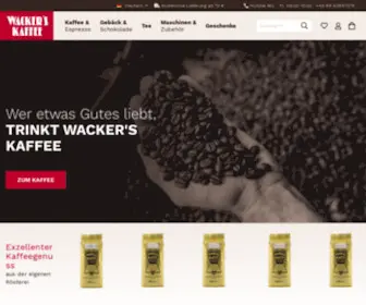 Wackers-Kaffee.com(Wacker’s Kaffee) Screenshot