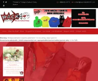 Wackradio901FM.com(Trinidad and Tobago) Screenshot