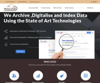 Waclouds.com(WACLOUD) Screenshot