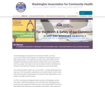 Wacmhc.org(Washington Association for Community Health) Screenshot