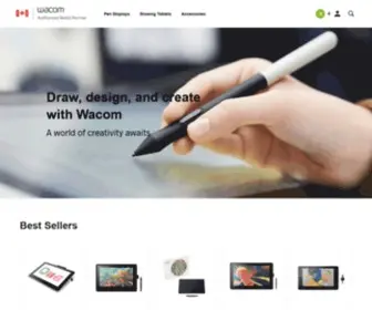 WacomStore.ca(Wacom Canada Store) Screenshot