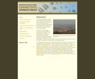 Waconnected.org(Washington Wildlife Habitat Connectivity Working Group) Screenshot