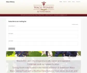 Wacowinery.com(Waco Winery) Screenshot