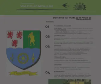 Wacquemoulin.fr(Site officiel de la Mairie de Wacquemoulin) Screenshot