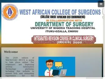 Wacscoacirccs.org(WacscoacirccsWest African College of Surgeons) Screenshot