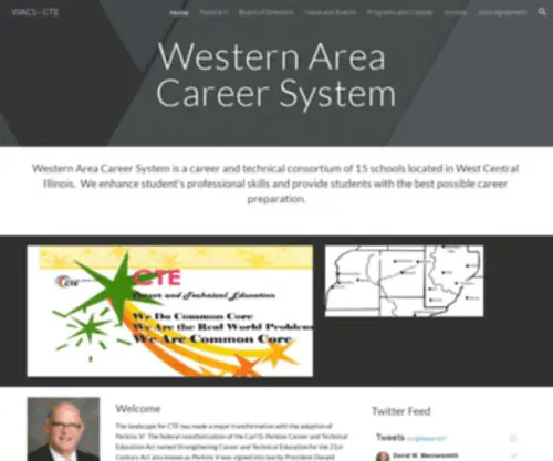 Wacsefe265.com(Western Area Career System) Screenshot