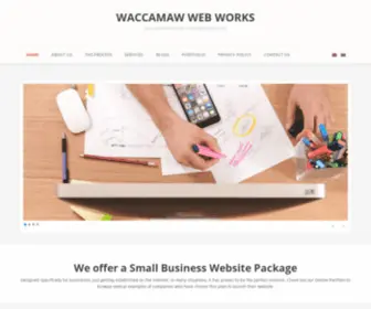 Wacweb.com(WACCAMAW WEB WORKS) Screenshot