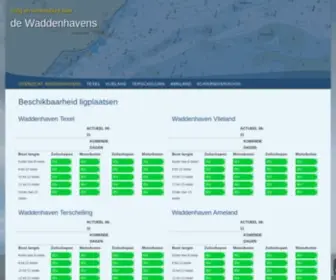 Waddenhavens.nl(De Waddenhavens) Screenshot