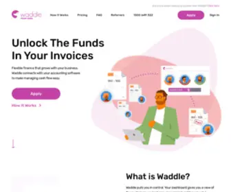 Waddle.com.au(Portfolio) Screenshot