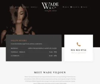 Wadeandco.co.za(Wade & Co) Screenshot