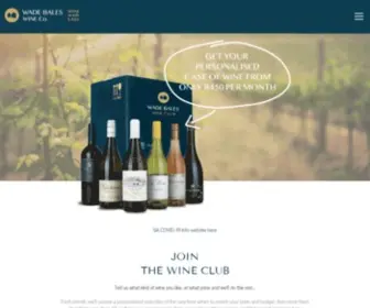 Wadebaleswinesociety.co.za(Wade Bales Wine Society) Screenshot