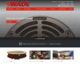 Wadedrains.ca(WADE Canada) Screenshot