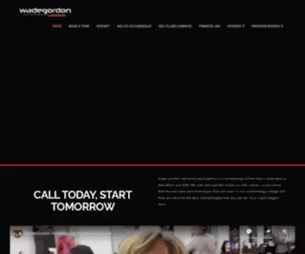 Wadegordonacademy.com(Wade Gordon Hairdressing Academy) Screenshot