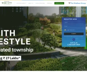 Wadhwawisecity.com(Wadhwa Wise City) Screenshot